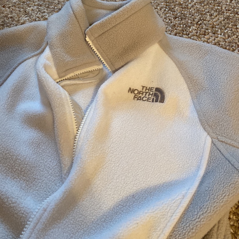 The North Face Gray and White Zip Up - Picture 4 of 11